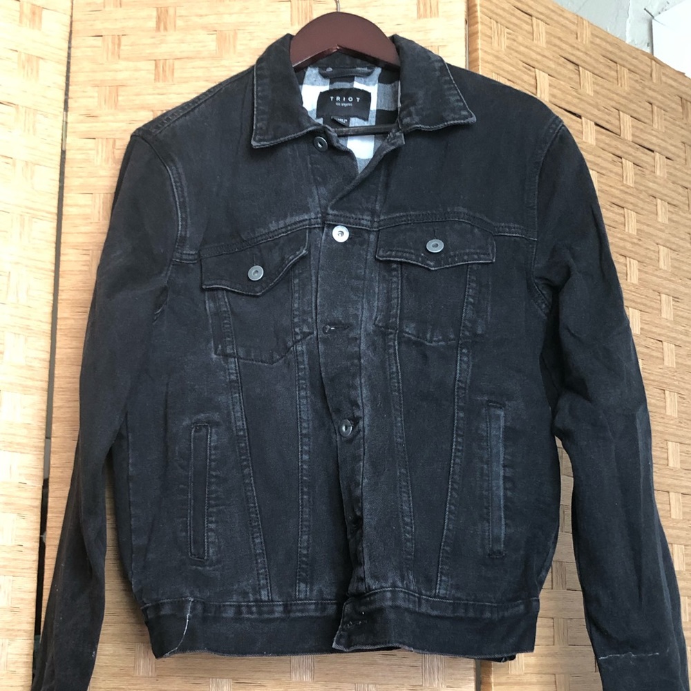 Black jean jacket